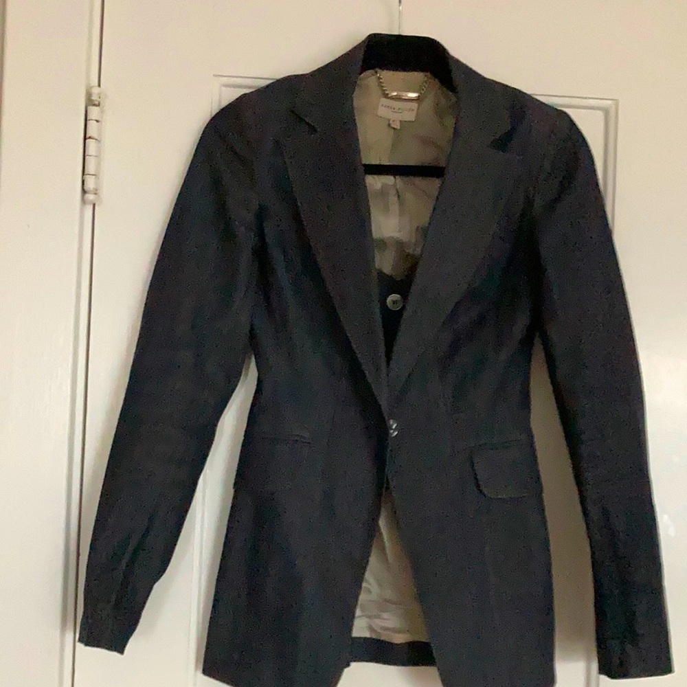 Karen Millen denim blazer.